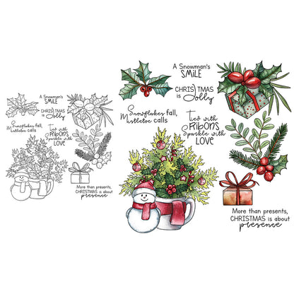 Christmas Elements Clear Stamps