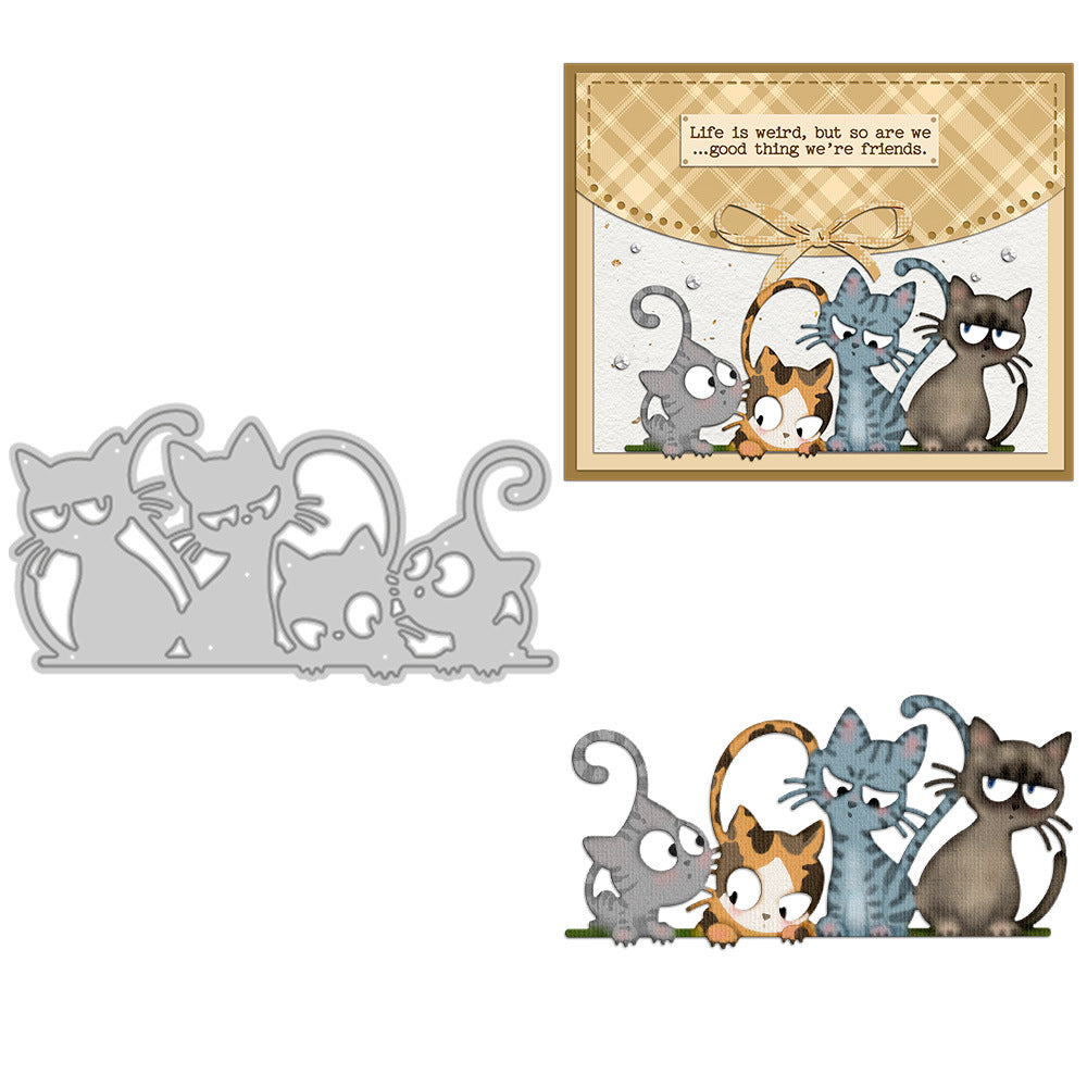 Cute Cats Metal Cutting Dies