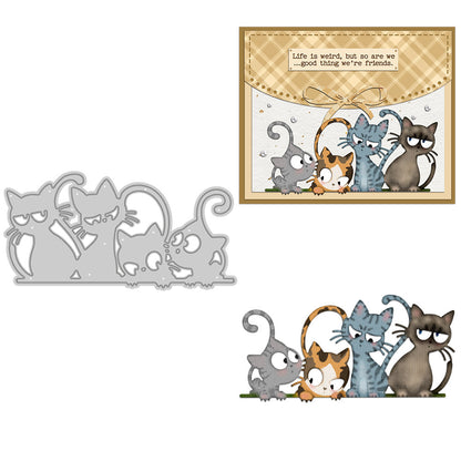 Cute Cats Metal Cutting Dies