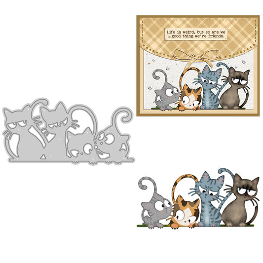 Cute Cats Metal Cutting Dies