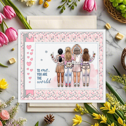 Great Girl Friendship Dies & Stamps Set