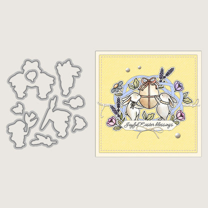 Easter Bunny Dies & Stamps Set