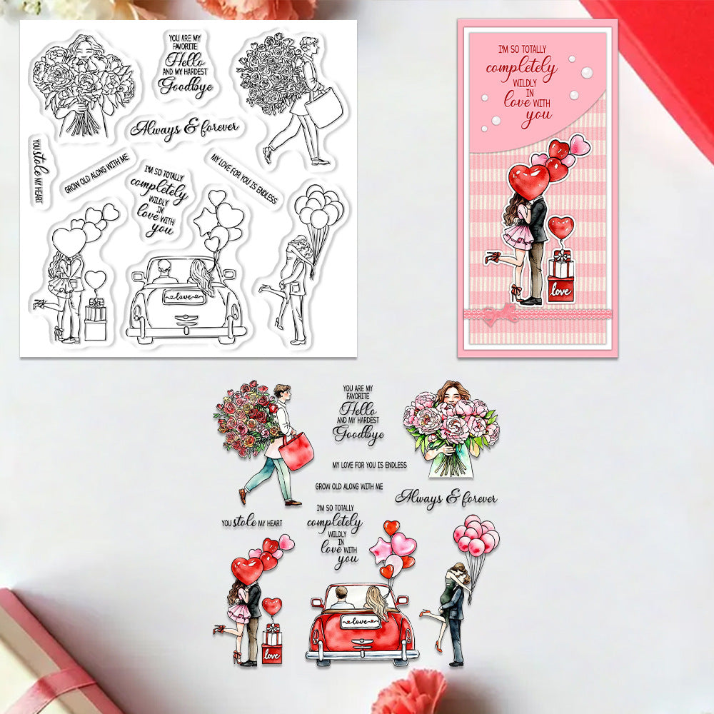Valentine's Day Theme Clear Stamps
