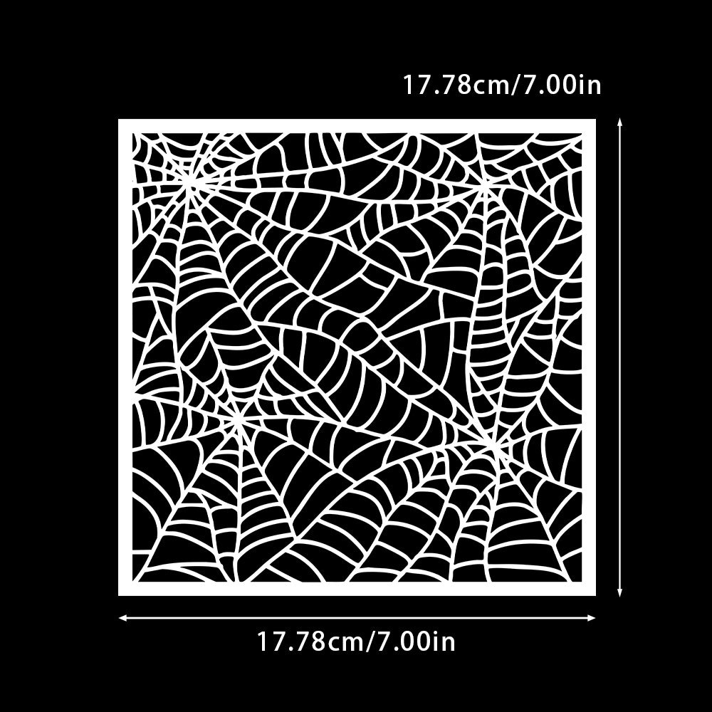 Spiderweb Pattern DIY Painting Hollow Stencil