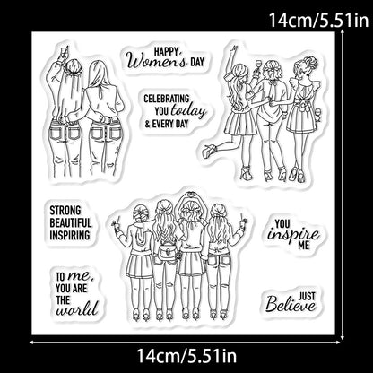 Great Girl Friendship Dies & Stamps Set