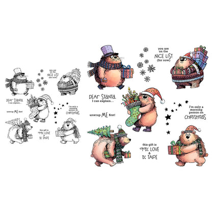 Christmas Bears Dies & Stamps Set
