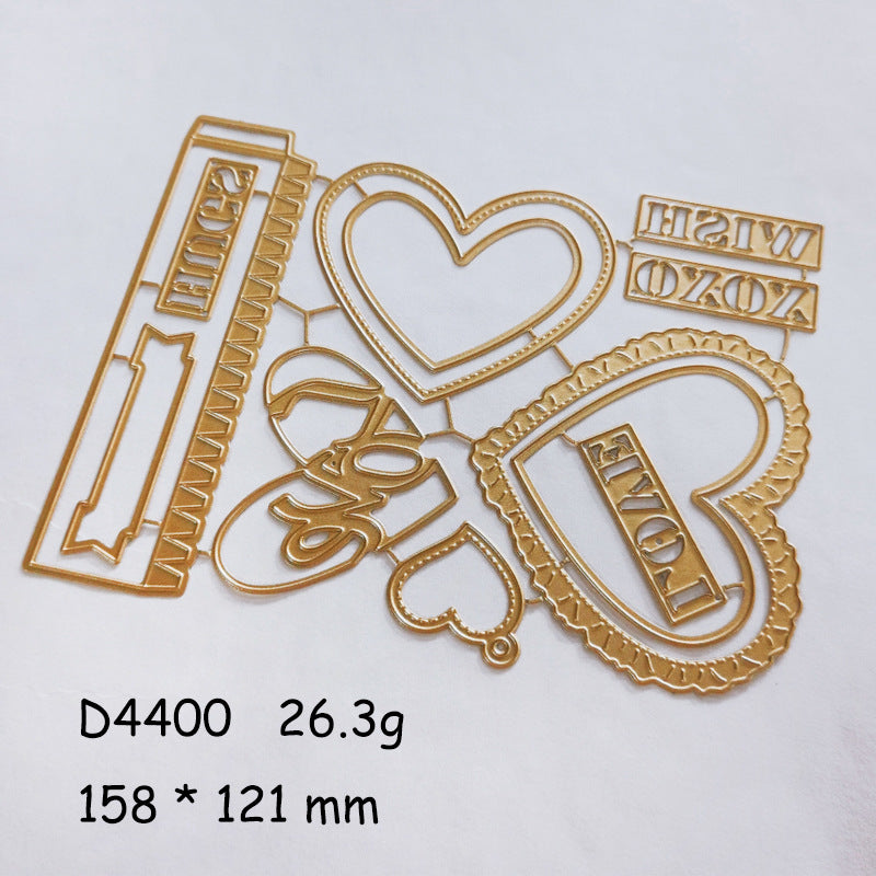 3D Love Box Metal Cutting Dies