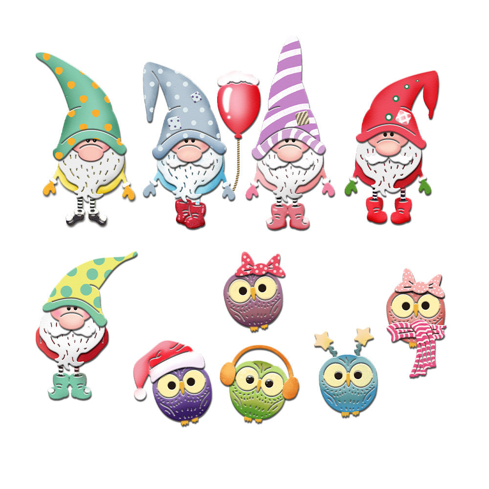 Christmas Gnomes Metal Cutting Dies