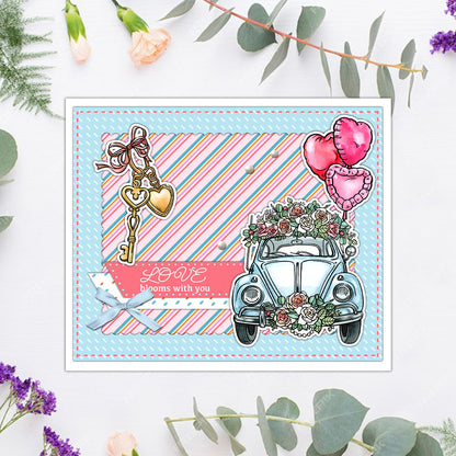 Valentine's Day Theme Dies & Stamps Set