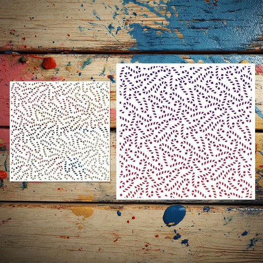 Christmas Pattern DIY Painting Hollow Stencil