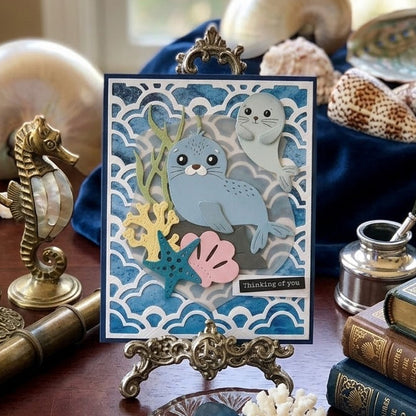 Cute Seal Metal Cutting Dies