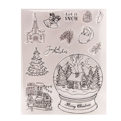 Christmas Theme Clear Stamps