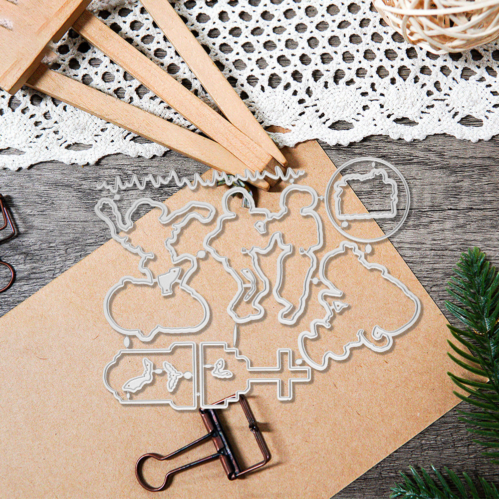Halloween Dancing Skeleton Dies & Stamps Set