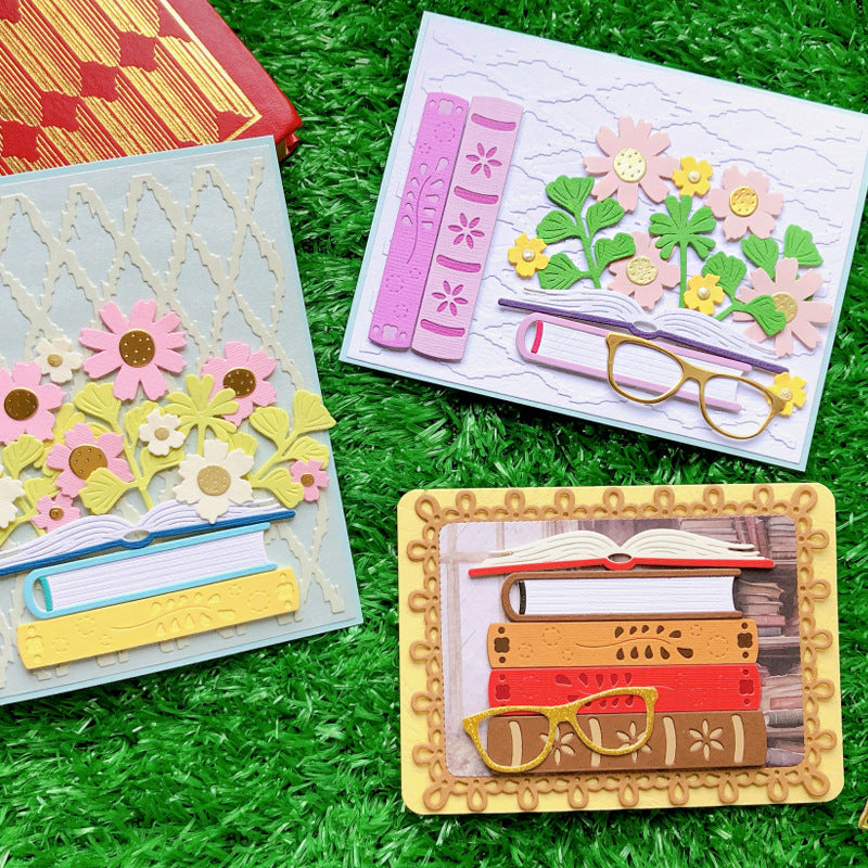 Books and Flowers Metal Cutting Dies
