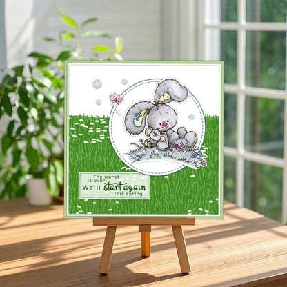 Spring Bunny Dies & Stamps Set