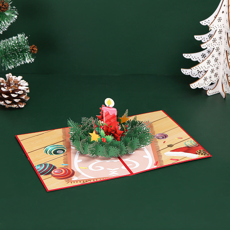 3D Christmas Pop-Up Greeting Card