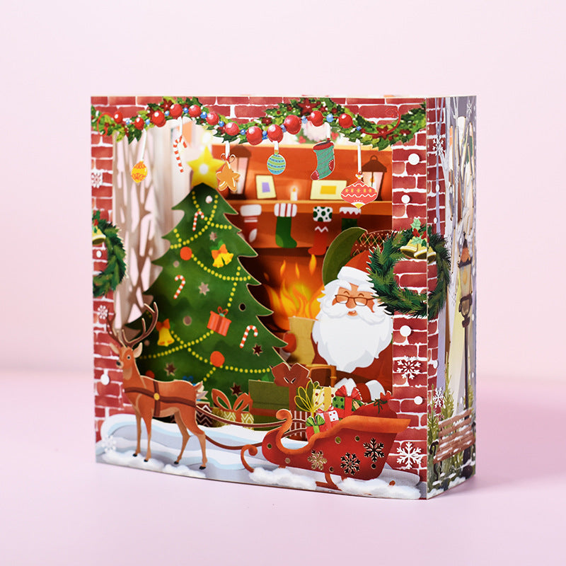 3D Creative Christmas Series Pop-Up Greeting Card