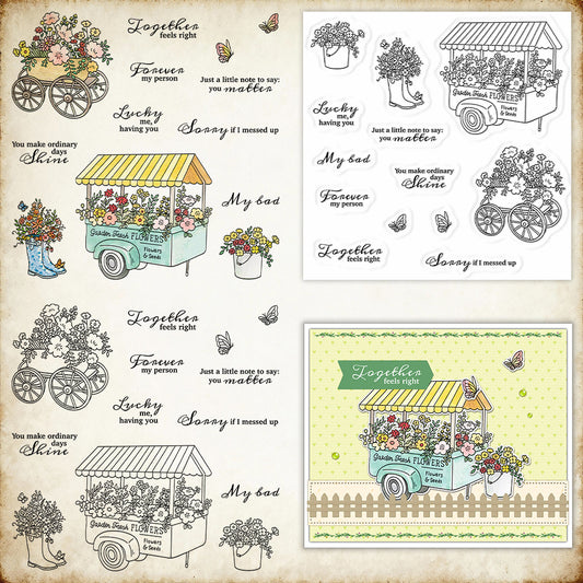 Beautiful Floats Clear Stamps
