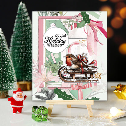 Christmas Birds Clear Stamps
