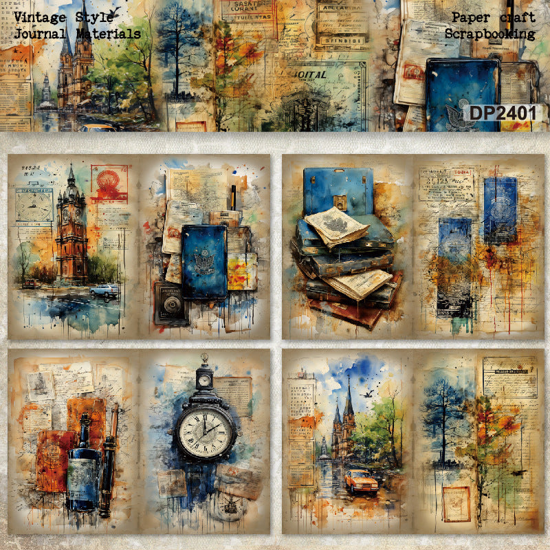 A5 Travel Journal Scrapbook Paper
