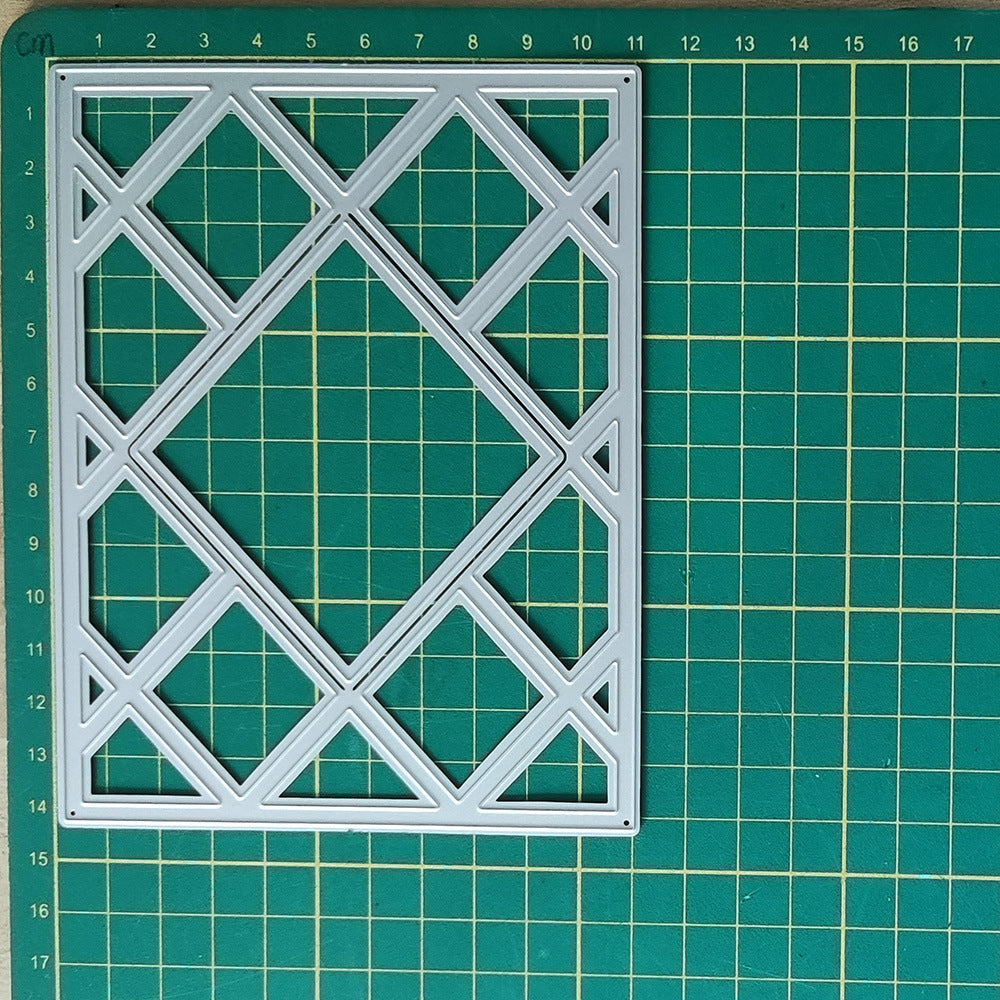 Rhombus Square Background Board Cutting Dies