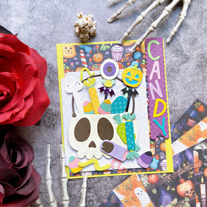 Skull Candy Basket Metal Cutting Dies
