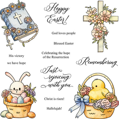 Easter Commemoration Clear Stamps