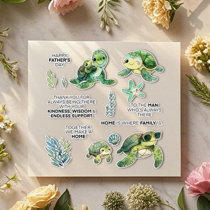 Cute Turtle Clear Stamps