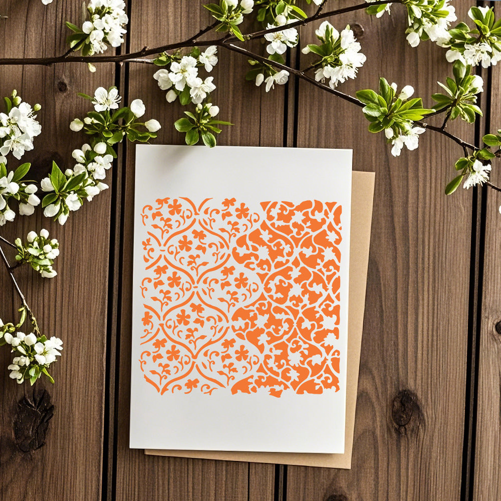 Small Flowers DIY Painting Hollow Stencil