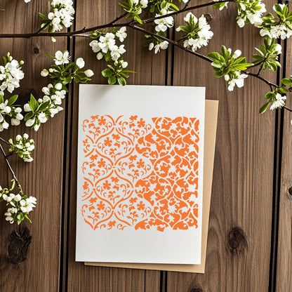 Small Flowers DIY Painting Hollow Stencil