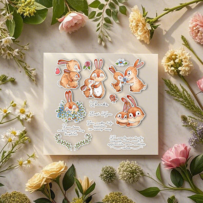Happy Mother's Day Rabbits Dies & Stamps Set