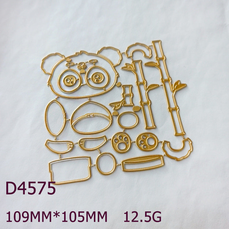 Cute Panda Metal Cutting Dies
