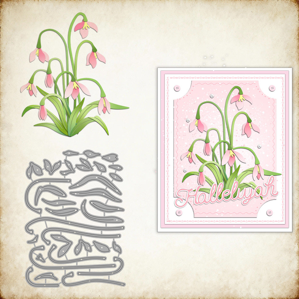 Beautiful Snowdrop Metal Cutting Dies