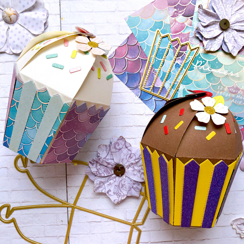 Cupcake Box Metal Cutting Dies