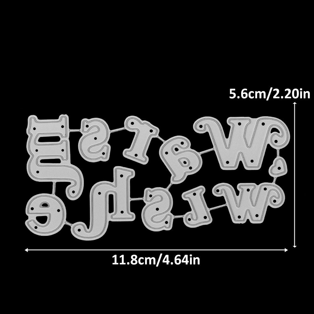 "Warm Wishes" Metal Cutting Dies