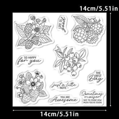 Berries Clear Stamps