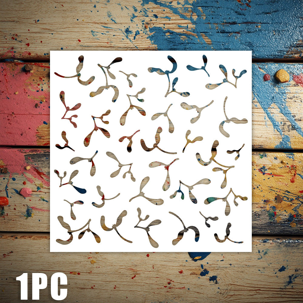 Young Leaf Pattern DIY Painting Hollow Stencil