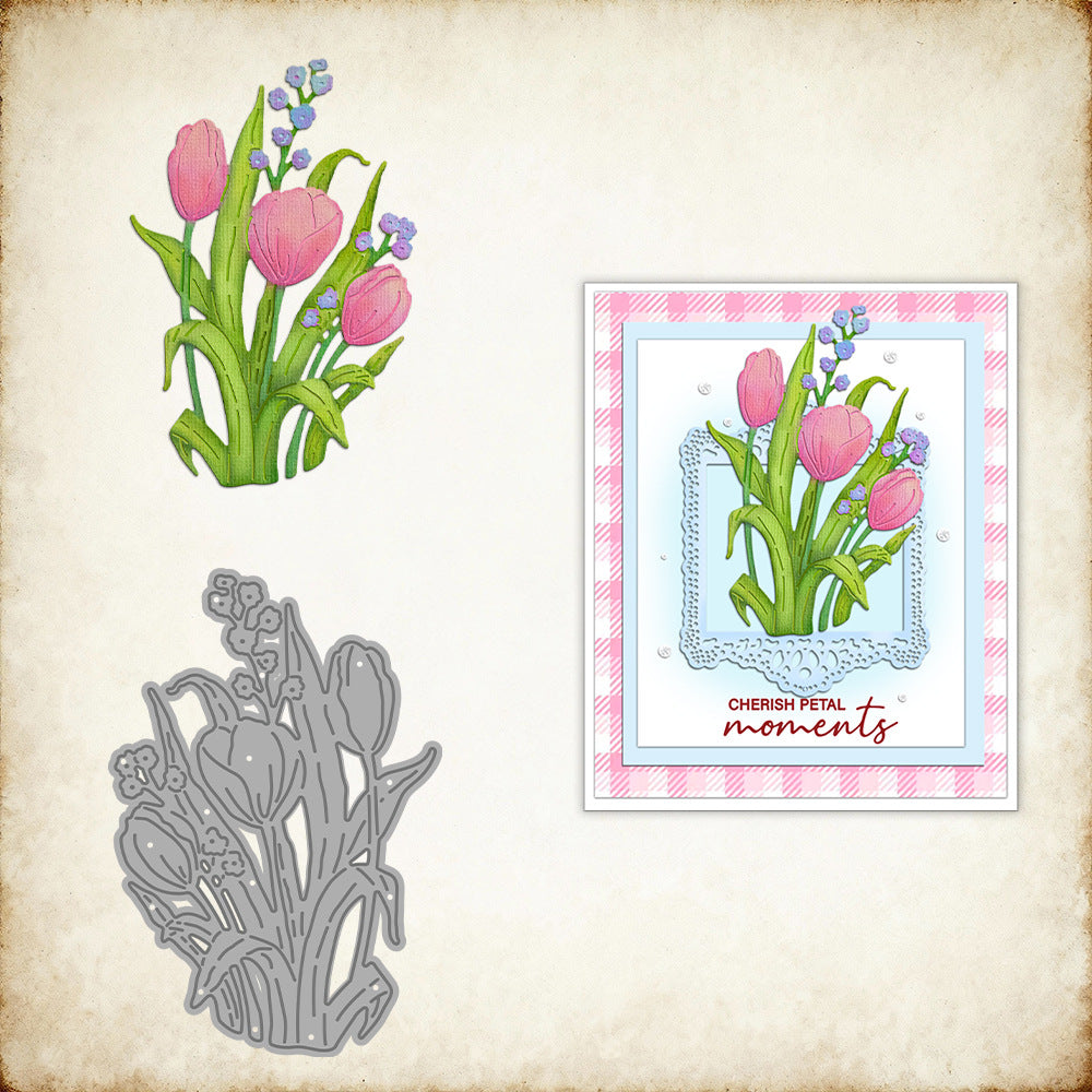 Beautiful Tulips Metal Cutting Dies