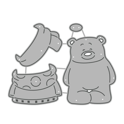 Christmas Bear Metal Cutting Dies