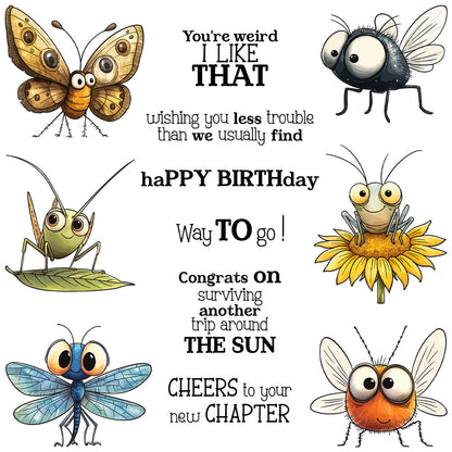 Insect Gathering Dies & Stamps Set