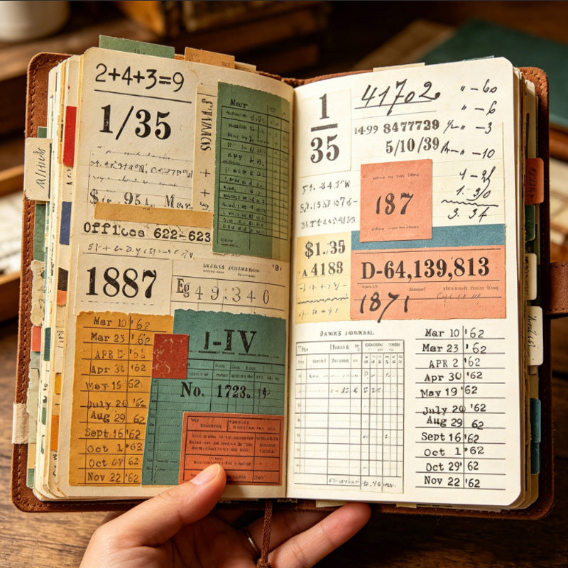 Retro DIY Decorative Journal Clear Stamps