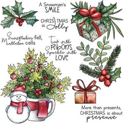 Christmas Elements Clear Stamps
