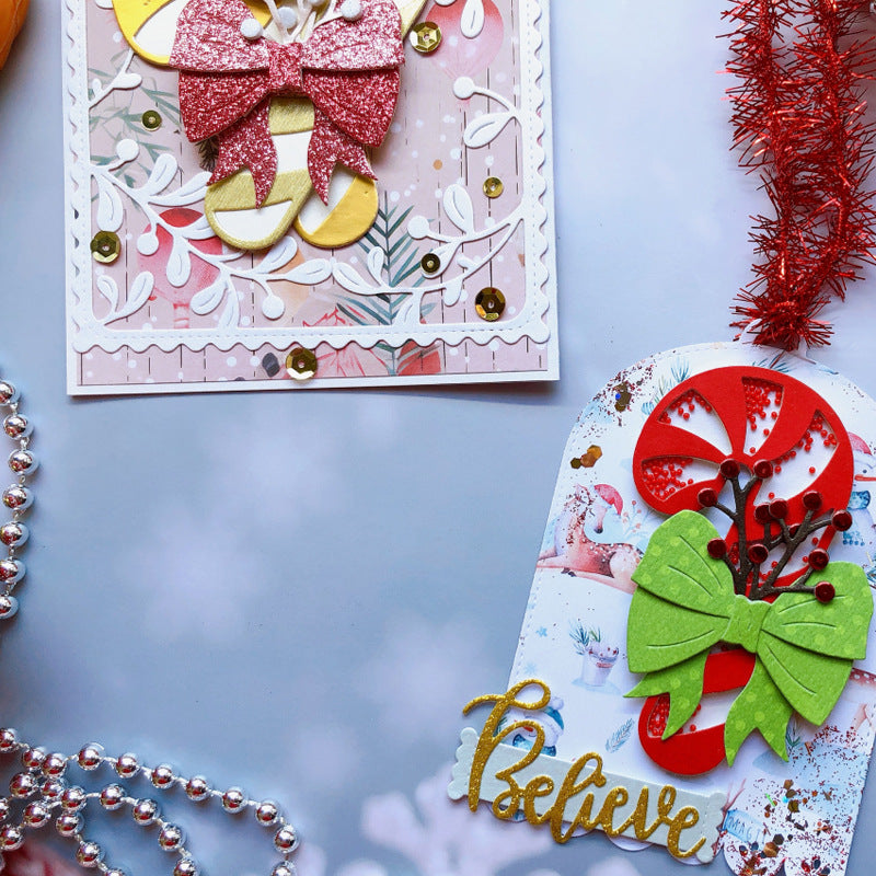Christmas Candy Cane Metal Cutting Dies