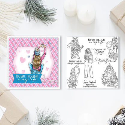 Fashion Girls Clear Stamps