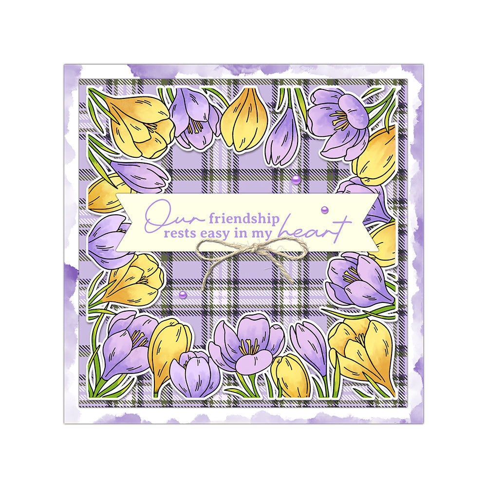 Saffron Wreath Dies & Stamps Set