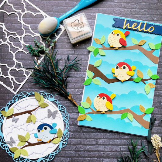 Birds Stands on the Branch Metal Cutting Dies