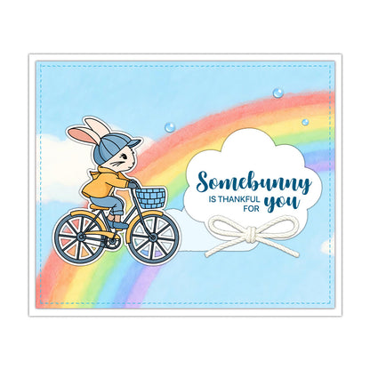 Rabbit's Autumn Dies & Stamps Set