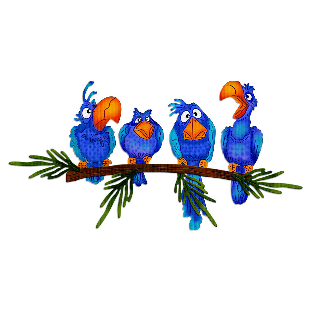 Cute Little Birds Metal Cutting Dies