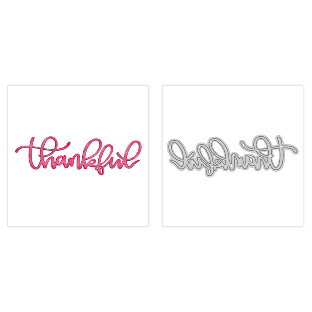 "Thankful" Words Metal Cutting Dies