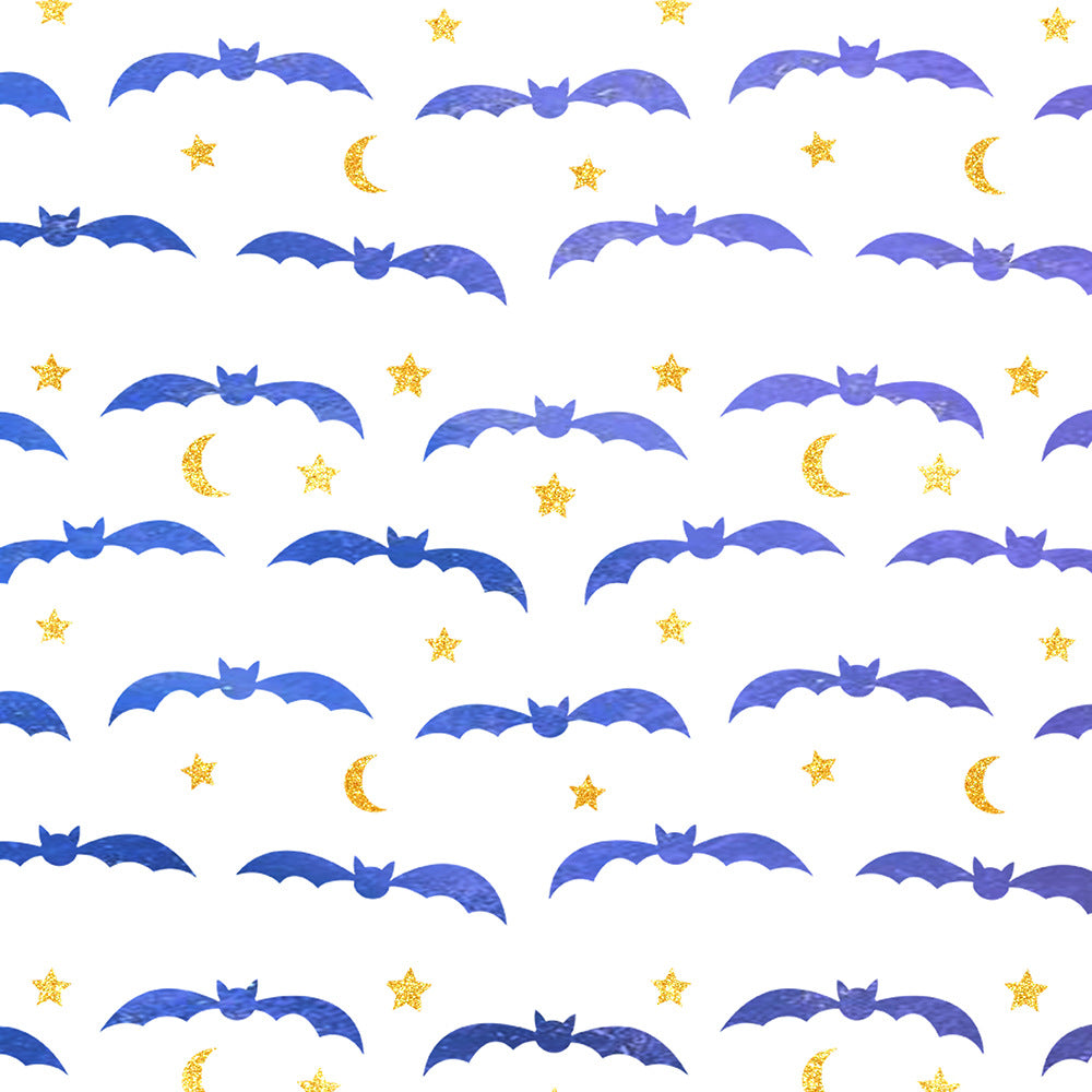 2 PCS Bat Pattern DIY Painting Hollow Stencil